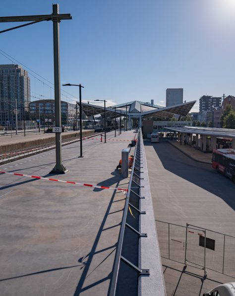 Werk in uitvoering - treinstation Tilburg - door ProNed | Dé oppervlakteverbeteraars