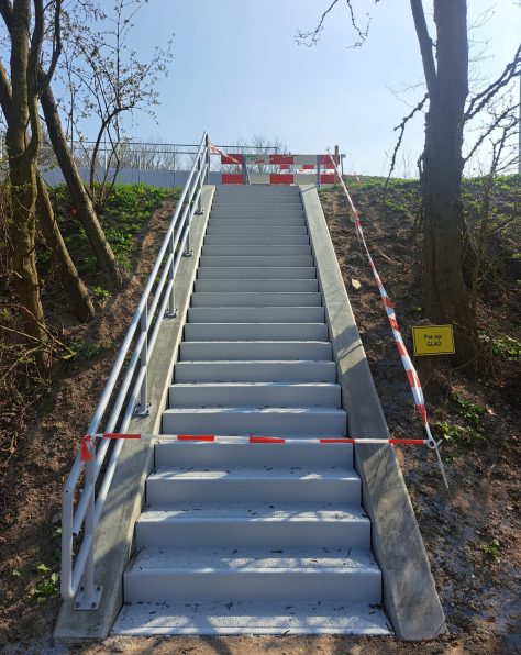 Werk in uitvoering - aanbrengen slijtlaag Oude Haagsebrug - door ProNed | Dé oppervlakteverbeteraars