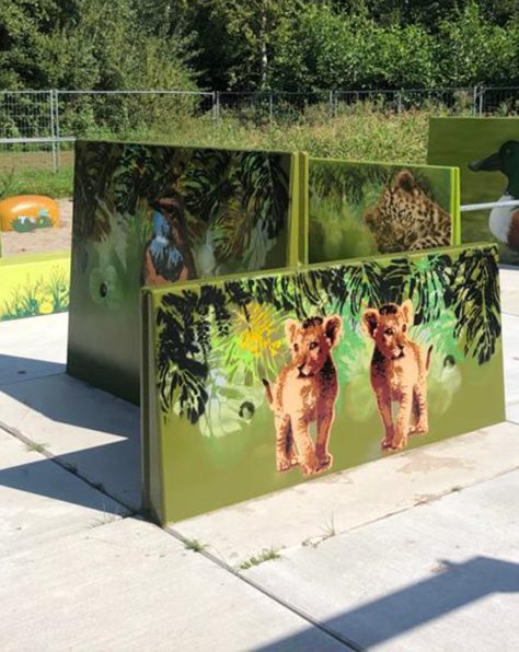 Freerunpark Reeuwijk beschermd met antigraffiticoating